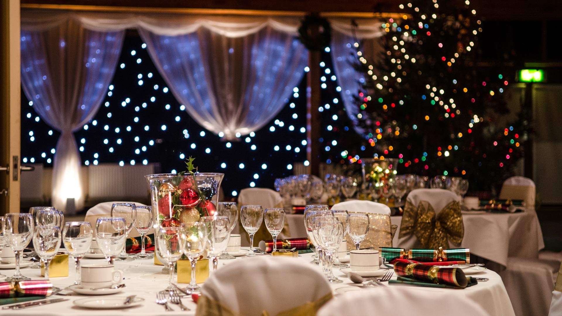 Image of christmas party at the safari lodge